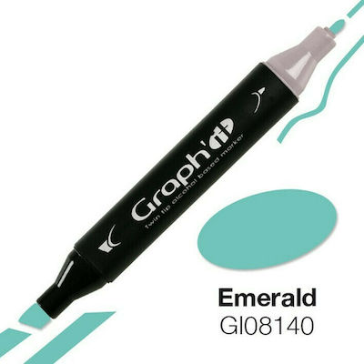 Graph' it Permanent Marker 0.8mm Emerald