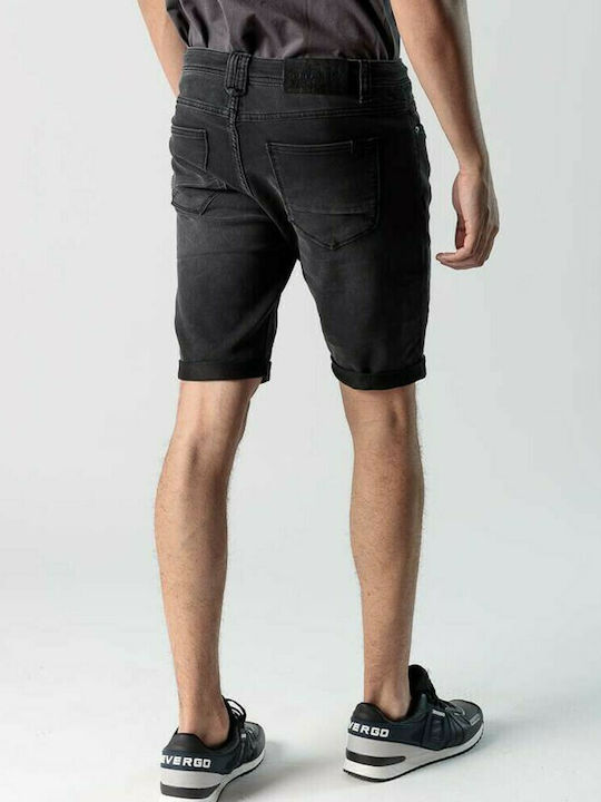 Devergo Herrenshorts Jeans Gray