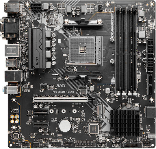 MSI Pro B550M-P Gen3 Mainboard Micro ATX mit AMD AM4 Sockel