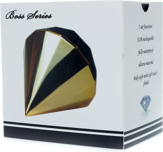 Boss Series Diamond Clitoral Vibrator Gold