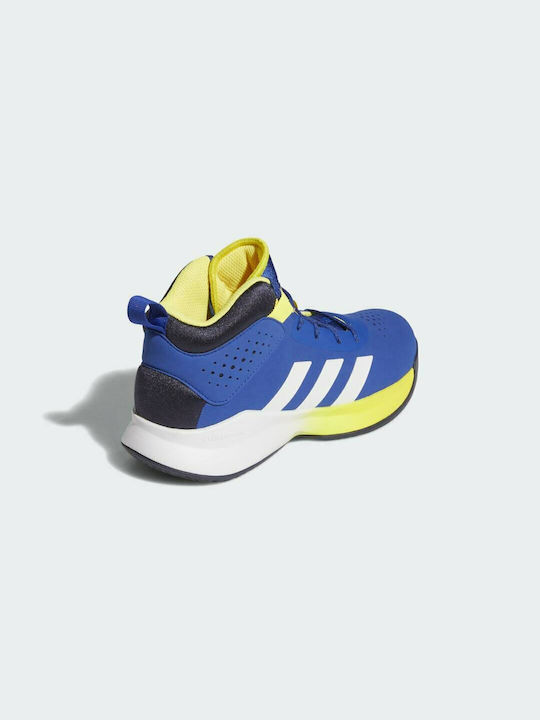 Adidas Αθλητικά Παιδικά Παπούτσια Μπάσκετ Cross Em Up 5 Royal Blue / Cloud White / Shadow Navy