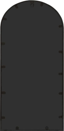 vidaXL Wandspiegel mit Schwarz Metallisch Rahmen 70x30cm 1Stück
