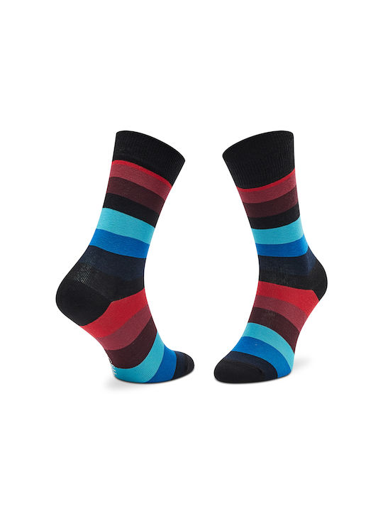 Happy Socks Gemusterte Socken Red-Blue 1Pack
