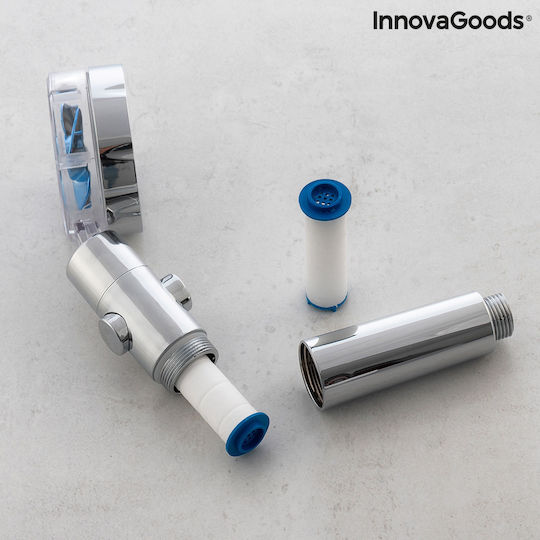 InnovaGoods Heliwer Telefon de duș cu filtru și întrerupător de oprire a fluxului
