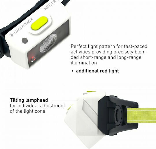 LedLenser Челник LED IP67 с Максимална Яркост 250лм NEO1R Син