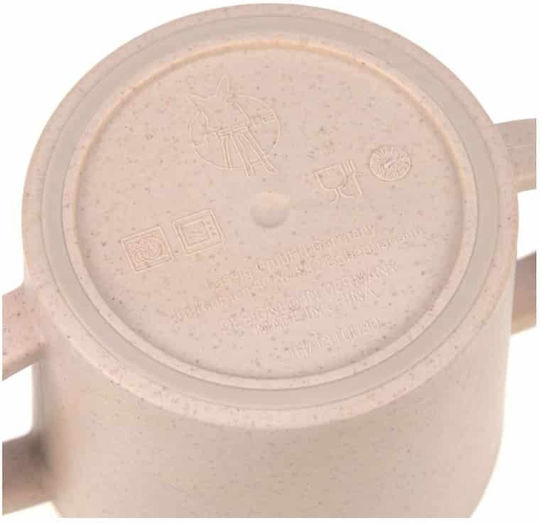 Laessig Educational Sippy Cup Plastic with Handles Pink for 6m+m+ 150ml