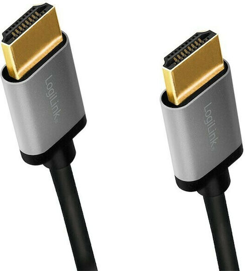 LogiLink HDMI 2.0 Cable HDMI male - HDMI male 2m Black