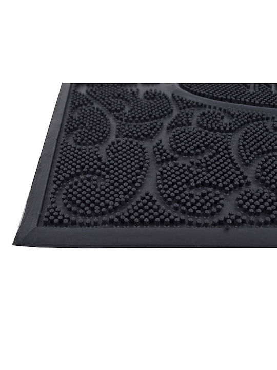 Ankor Rubber Doormat Welcome Μαύρο 40x60εκ.