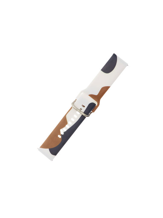 Hurtel Moro Λουράκι Σιλικόνης Camo Black (1) (Galaxy Watch 42mm)