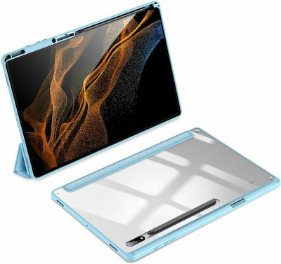 Dux Ducis Toby Armored Flip Cover Synthetic Leather / Plastic Light Blue Samsung Galaxy Tab S8 Ultra