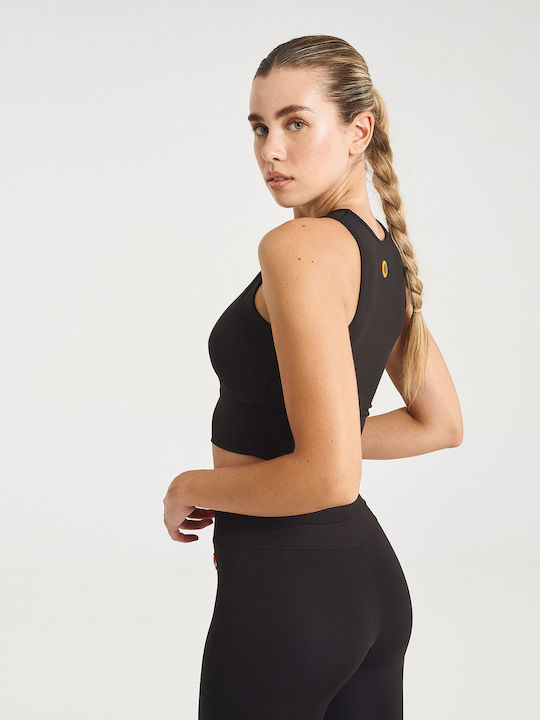 Women's Sports Bra without Padding Black