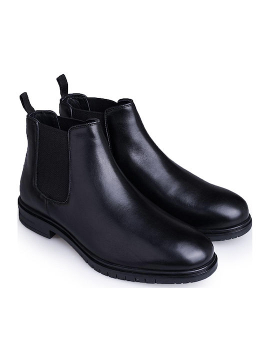 Leather Black Chelsea Boots Anatomical