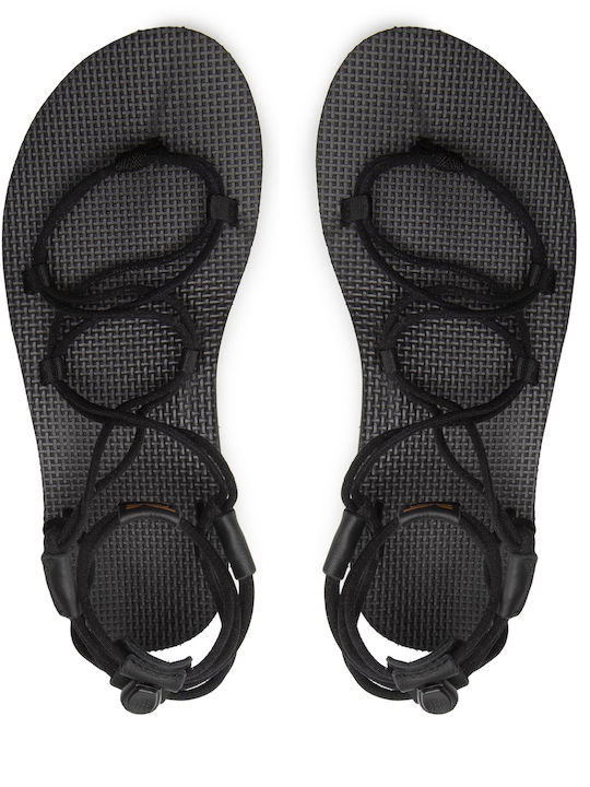Women's Flat Sandals Flatforms in Black Color