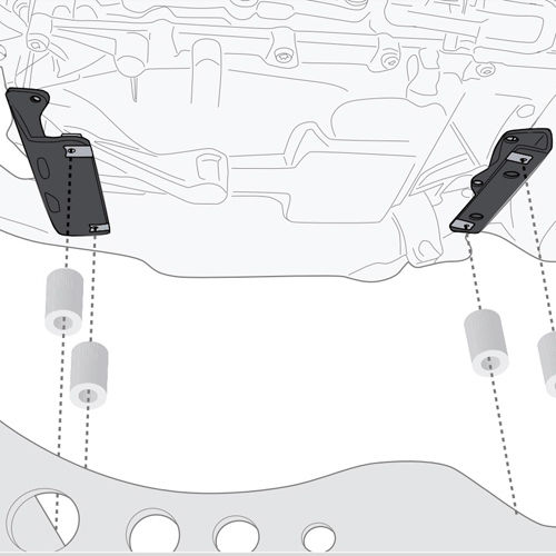 Givi Πλαϊνές Βάσεις για BMW F 750 GS για Rp5129