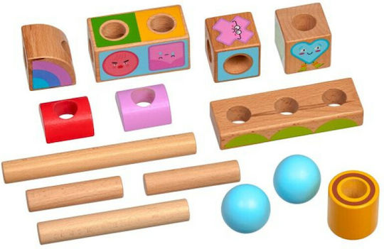 Lucy & Leo Stapelspielzeug Stapelspiel Emotionen aus Holz für 36++ Monate