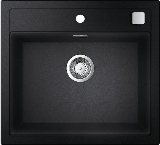 Grohe K 700 Ένθετος από Συνθετικό Γρανίτη Μ56xΠ51cm Granite Black