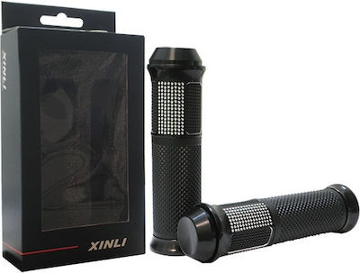 Xinli Motorcycle Grips XL-285H in Black Colour