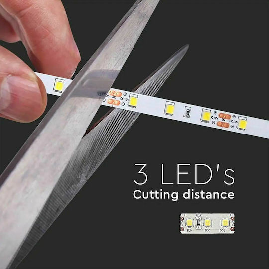 V-TAC Ταινία LED 12V Φυσικό Λευκό Φως 1m