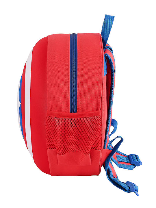 Safta Schulranzen Rucksack Kindergarten Rot mit Flaschenhalter 10Liter