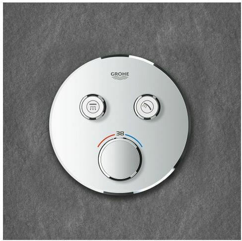 Grohe Smart Control pentru Duș 2 ieșiri Inox Argintiu