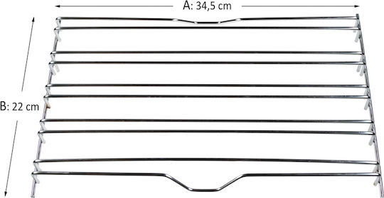 Πλαϊνή Σχάρα Φούρνου Κουζίνας Indesit 34.5cm X 22cm