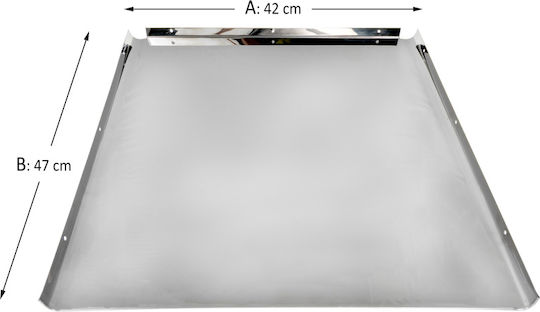 Πάτος Φούρνου Pitsos 42cm X 47cm Inox