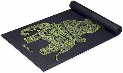 Gaiam Tribal Wisdom Yoga/Pilates Mat Black (173x61x0.6cm)