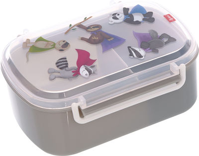 Sigikid Kids Lunch Plastic Box Gray L17xW11xH7cm