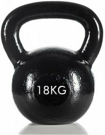 Optimum Kettlebell Cast Iron 18kg Black