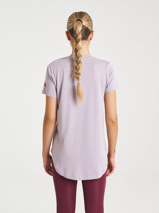 Zero Level Umi Damen T-shirt Purple Ash