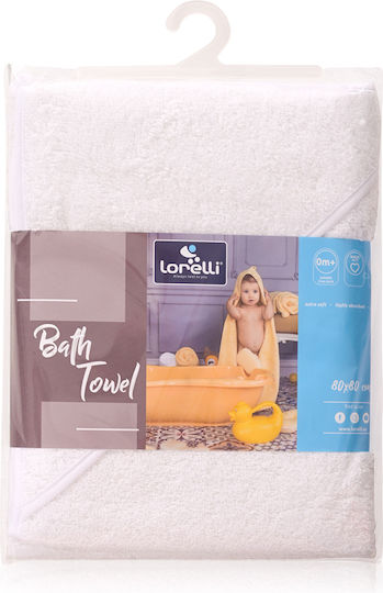 Lorelli Baby-Badetuch mit Kapuzen 80x80cm