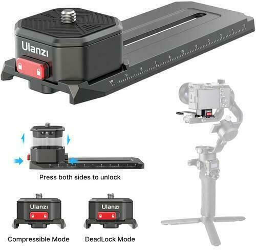 Ulanzi R085 Claw Quick Release Plate Placă de eliberare rapidă