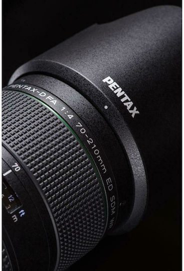 Pentax Full Frame Φωτογραφικός Φακός D FA 70-210mm f/4.0 ED SDM WR Σταθερός για Pentax K Mount Μαύρος
