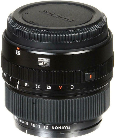 Fujifilm Medium Format Camera Lens GF 63mm f/2.8 R WR Fixed for Fujifilm G Mount Black