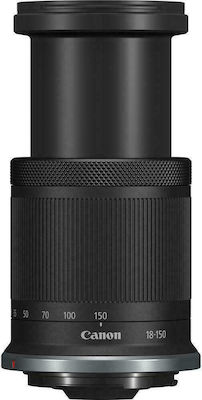 Canon Crop Camera Lens RF-S 18-150mm F3.5-6.3 IS STM Telephoto / Wide Angle for Canon RF Mount Black