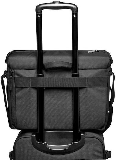 Manfrotto Τσάντα Ώμου Φωτογραφικής Μηχανής Advanced Messenger M III Μέγεθος Medium σε Μαύρο Χρώμα