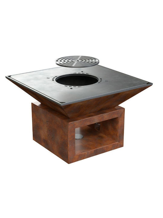 Vulcanus Grill Pro730 Camp Kamin Draußen Metallisch Braun 73x73x48cm