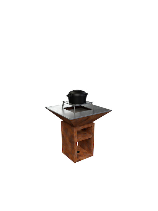 Vulcanus Grill Pro910 Chef Огнище На открито Кафяв 91x91x99см