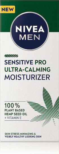 Nivea Sensitive Pro Ultra Calming 24ωρη Ενυδατική Ανδρική Κρέμα Προσώπου με Κάνναβη 75ml