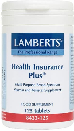 Lamberts Health Insurance Plus Multivitamin for Energy 125 tabs