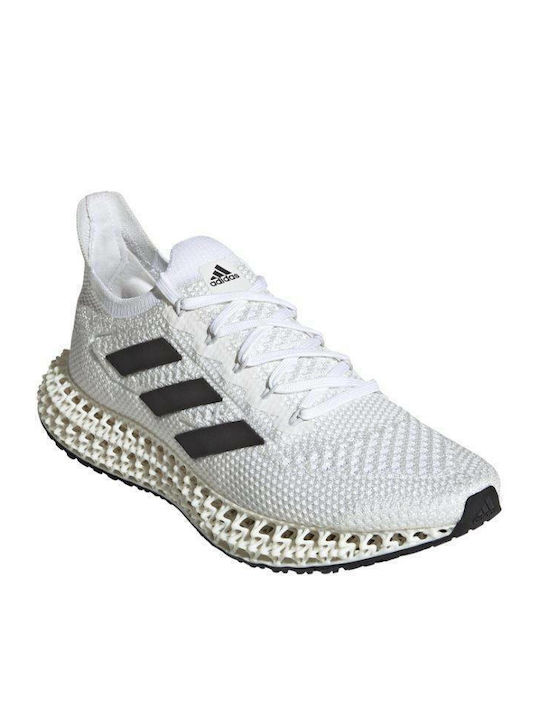 Adidas 4DFWD Ανδρικά Αθλητικά Παπούτσια Running Λευκά