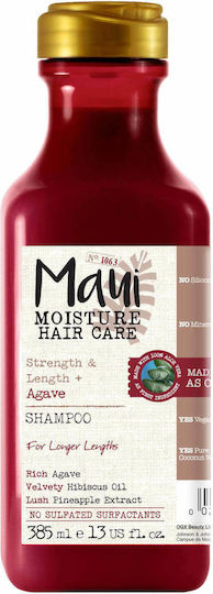 Maui Moisture Strength and Anti-Breakage+ Agave Sampon de Par Contra Căderea Părului Pentru Toate Tipurile de Păr 385ml