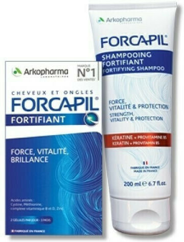 Arkopharma Forcapil Fortifying Shampoos Reconstruction/Nourishment for All Hair Types 200ml