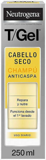Neutrogena T/Gel Uscat Anti-Mătreață & Mătreață pentru Uscat Tip de Păr 250ml