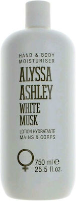 Alyssa Ashley White Musk Hidratantă Loțiune pentru Corp cu Aromă de Muscă Albă 750ml