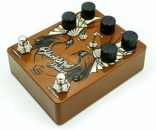 VS Audio BlackBird Deluxe Pedale Wirkung Overdrive E-Bass