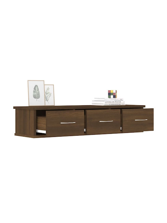 Cabinet Wall Brown Oak 88x26x18.5cm
