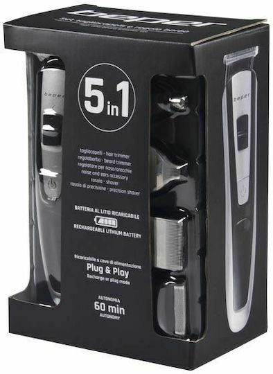 Beper Set Hair Clipper Black/Silver 40.742