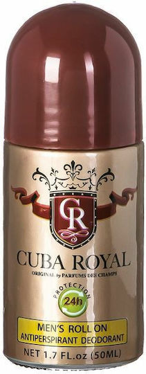 Cuba Royal Αποσμητικό σε Roll-On 50ml