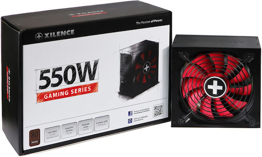 Xilence XP550R10 550W Μαύρο Τροφοδοτικό Υπολογιστή Full Wired 80 Plus Bronze